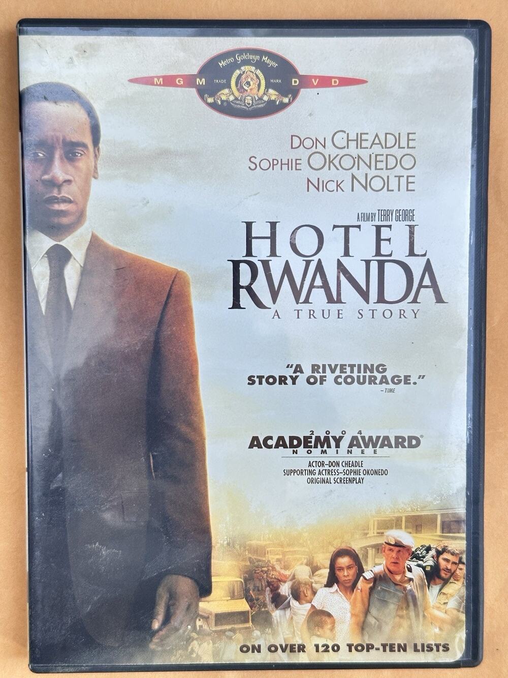 Hotel Rwanda (DVD) Don Cheadle, Sophie Okonedo, Nick Nolte Good Condition